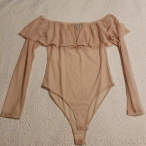 Nude Mesh Bodysuit